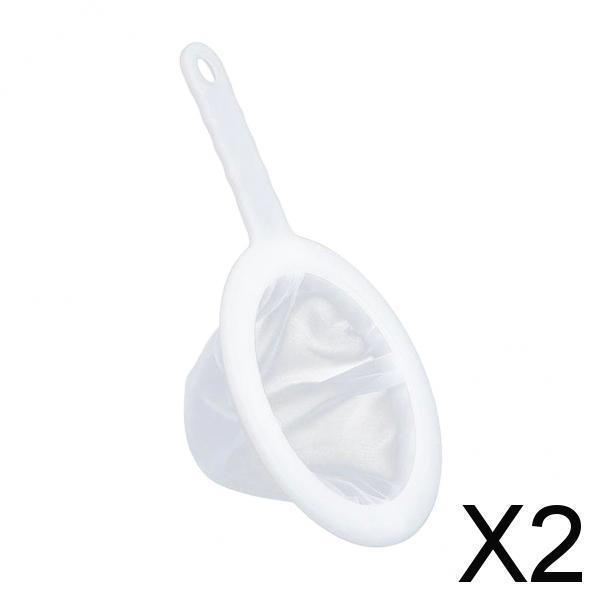2xFine Mesh Strainer Coffee Juice Strainer Multipurpose Mesh Strainer Filter