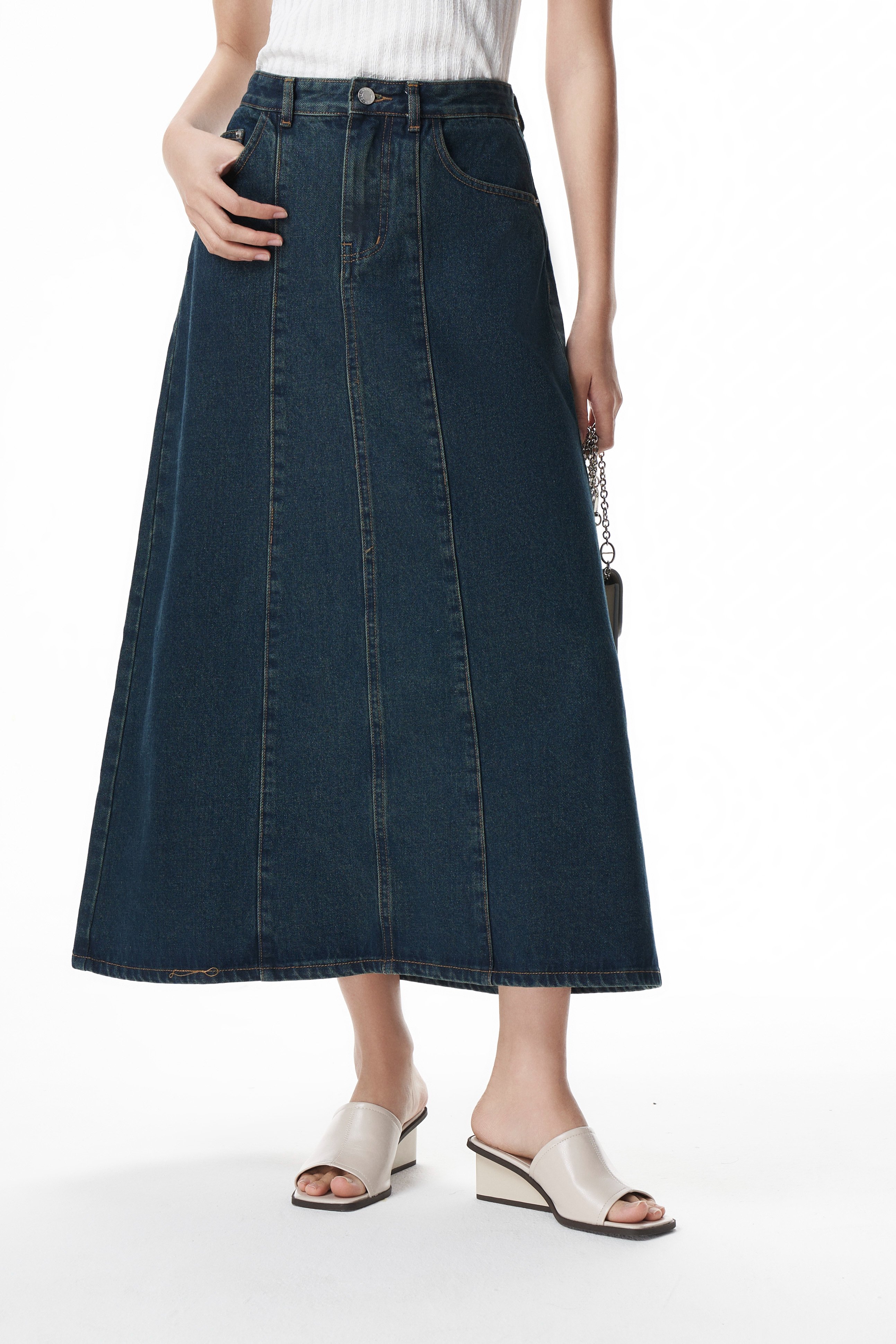 OLV - Chân váy Amiri Denim Skirt