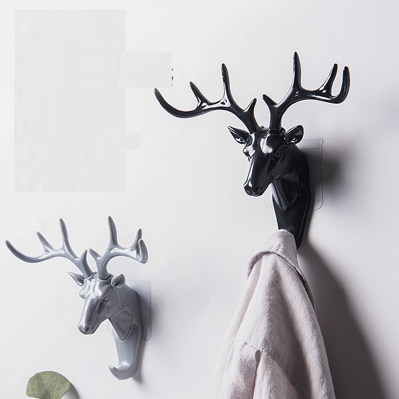 Móc treo dán tường hình ĐẦU NAI độc lạ