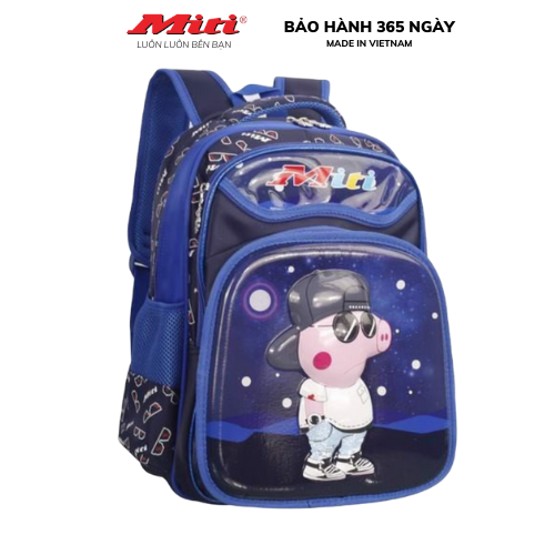 Balo Học Sinh BL1034M PIG_BLU cho bé trai siêu nhẹ