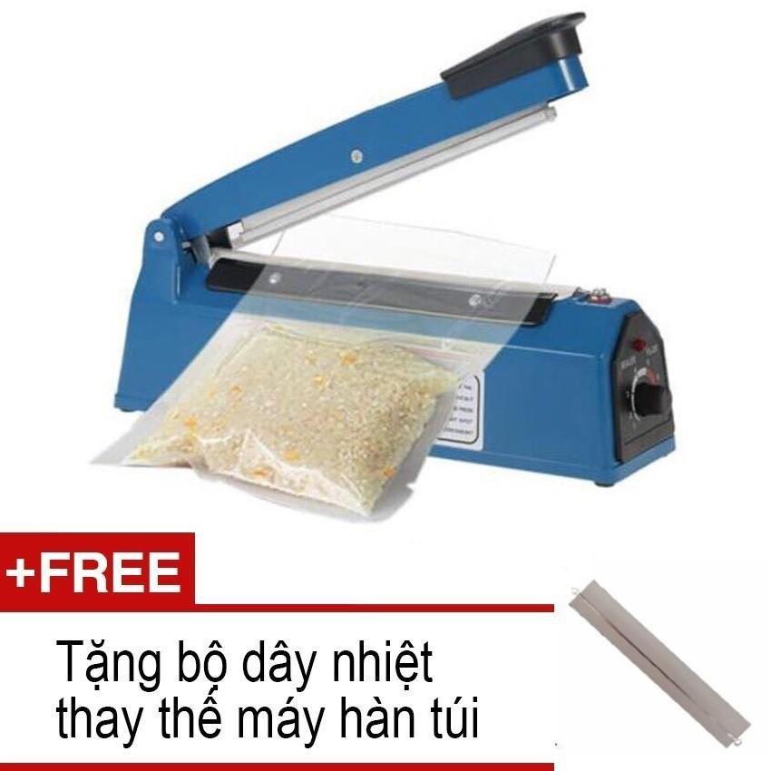 Máy hàn miệng túi nilon dập tay, kích thước 20cm + dây gia nhiệt sơ cua