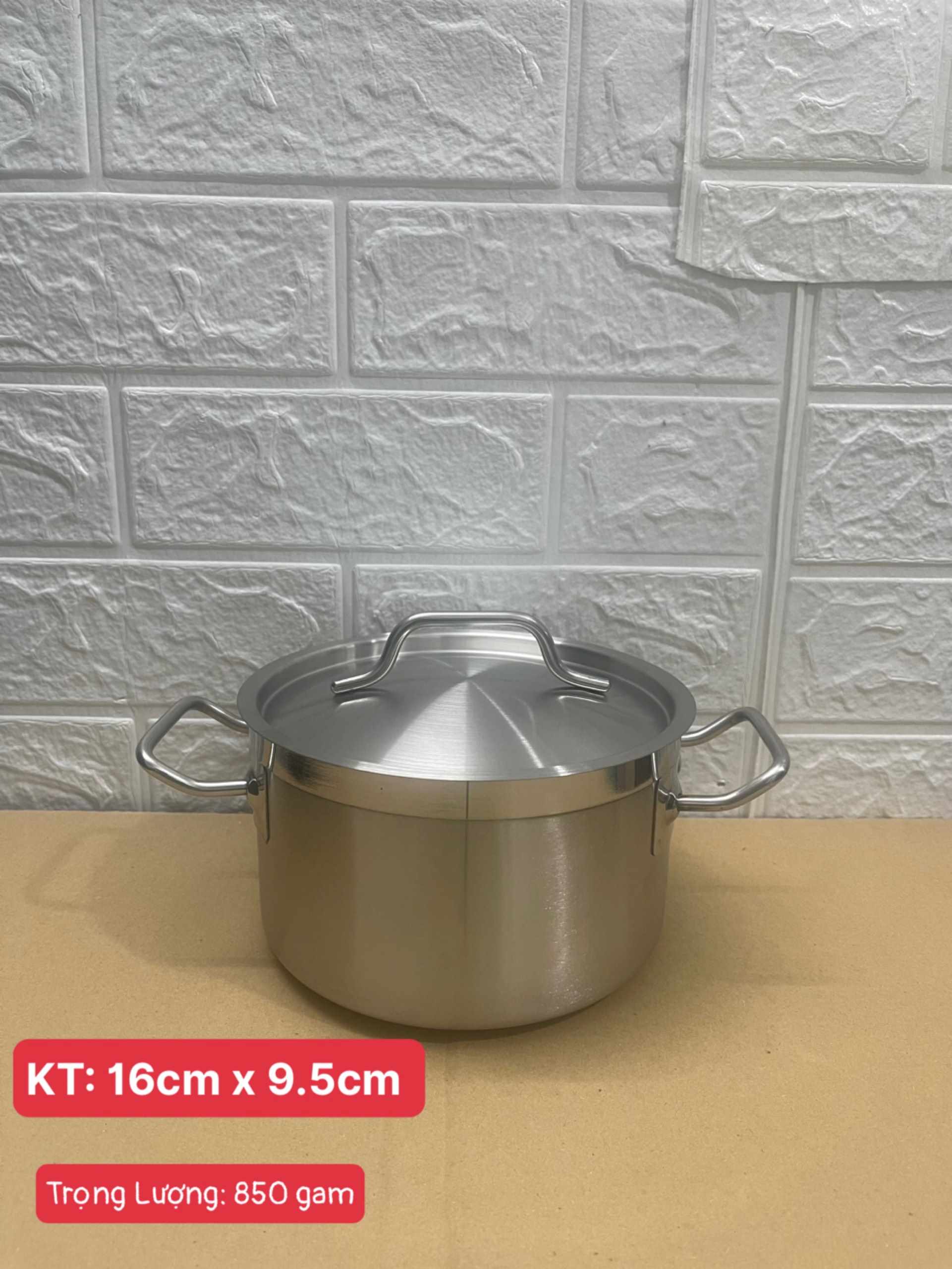 Nồi Inox Cao Cấp 3 Đáy _ Dung Tích: 2 Lít _