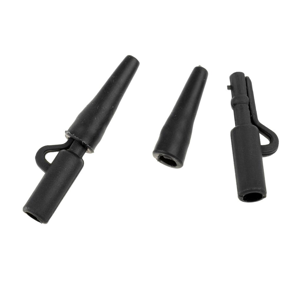 20Pcs Safety Lead Clip Quick Change Clips Tube for Carp Fishing Rigs