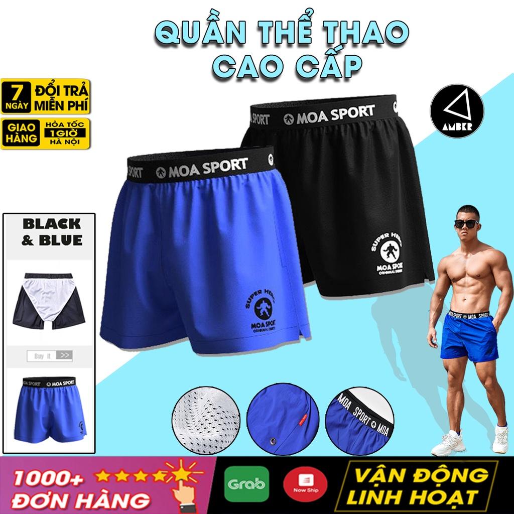 Quần đùi nam thể thao CẠP TO cho người chạy bộ, tập gym, đá bóng, đi bơi, đi biển thoáng khí, đàn hồi 4 chiều