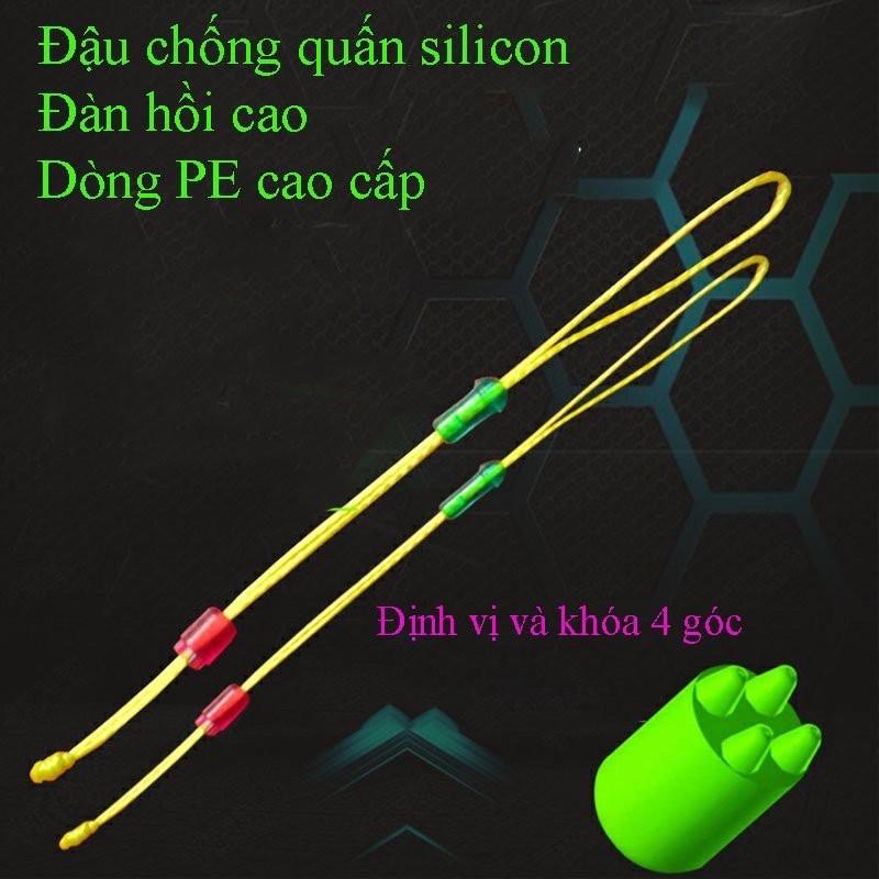 Set 5 Dây PE Nối Đầu Cần Câu Đơn , Câu Đài Chống Nổ Trục Cao Cấp