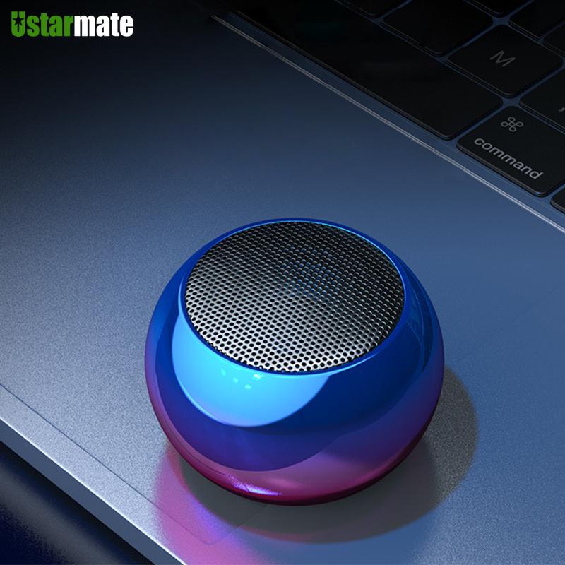 Điện thoại di động Loa Bluetooth Loa siêu trầm hộp âm thanh nhỏ không dây chất lượng cao Loa di động gia đình Quà tặng máy nghe nhạc Màu sắc: Type1 Xanh lục