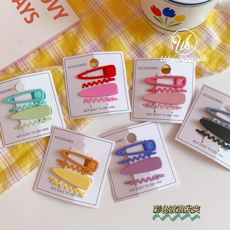 Set 4 Kẹp Tăm Màu Sắc Ngọt Ngào Dành Cho Nữ