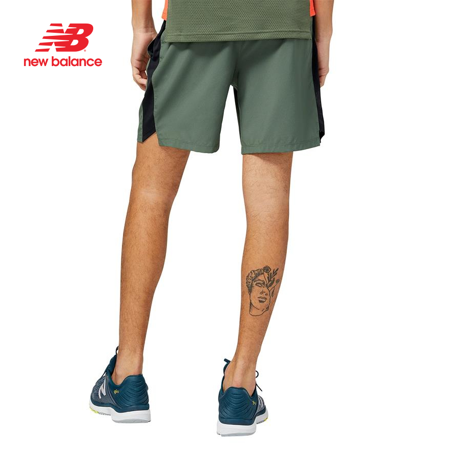 Quần ngắn thể thao nam New Balance RUNNING SHORTS M DEEPOLIV - MS23246DON (form quốc tế)