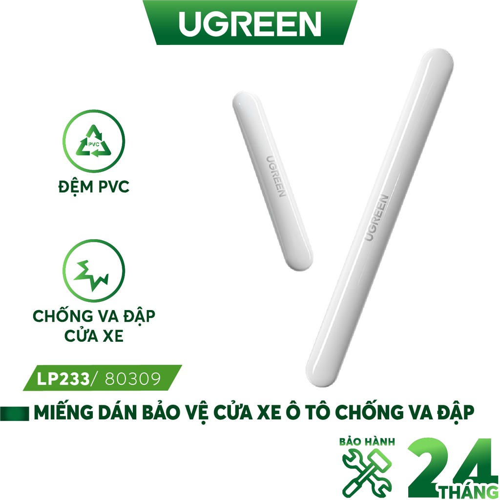 Miếng dán bảo vệ, cản trước cửa xe Ô Tô UGREEN LP233 80309 - Chống va chạm - 4 chiếc - Hàng nhập khẩu chính hãng