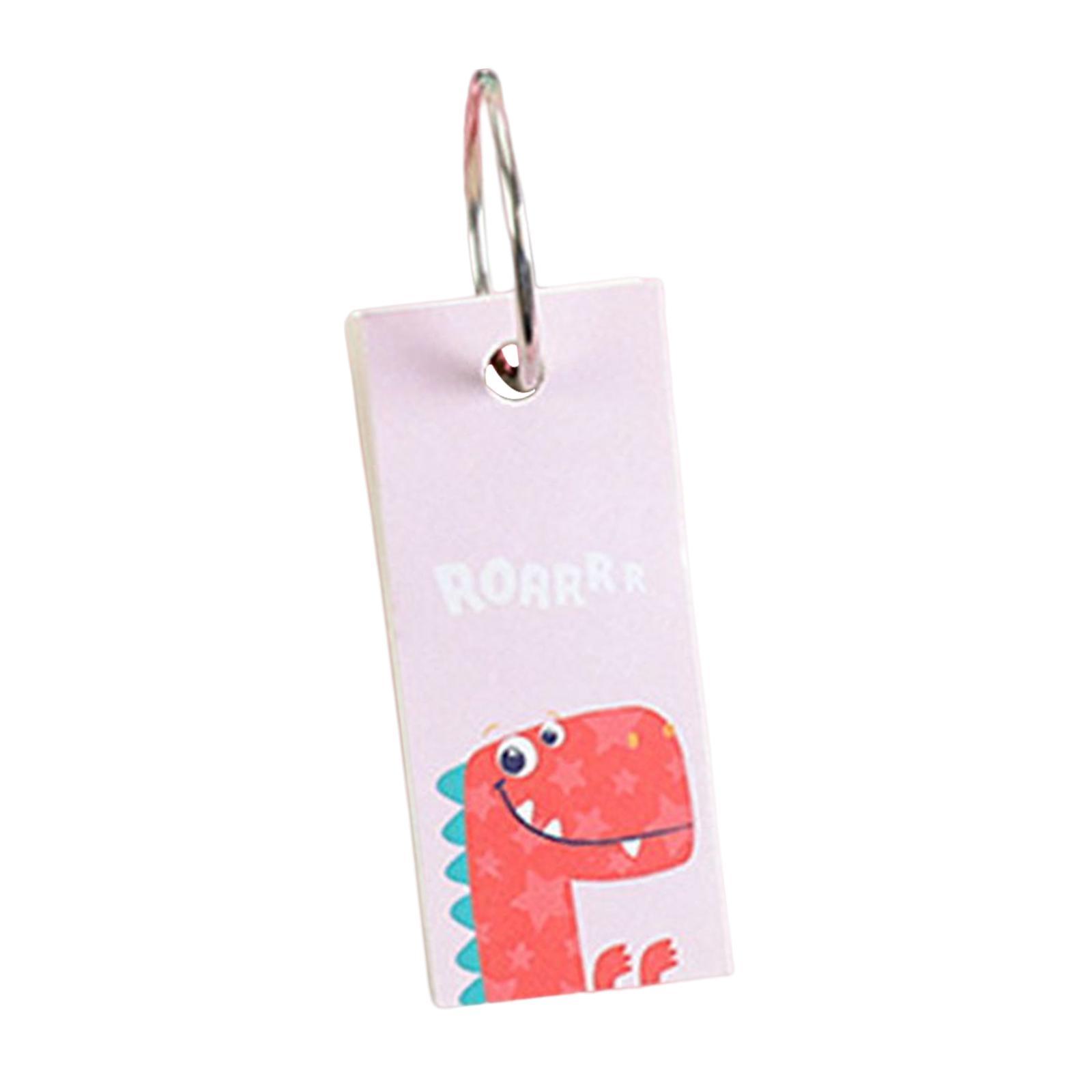 Blank Flash Cards Note Card ,Memo Scratch Pads ,with Binder Rings for Notes Taking