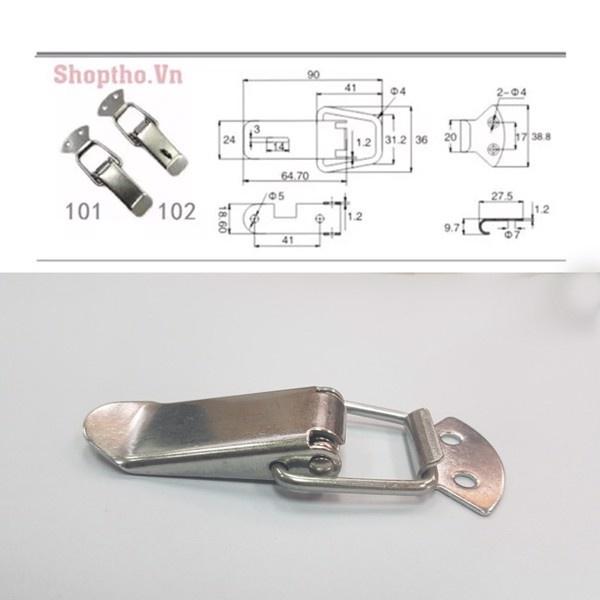 Khóa sf, khóa hộp chất liệu inox 201