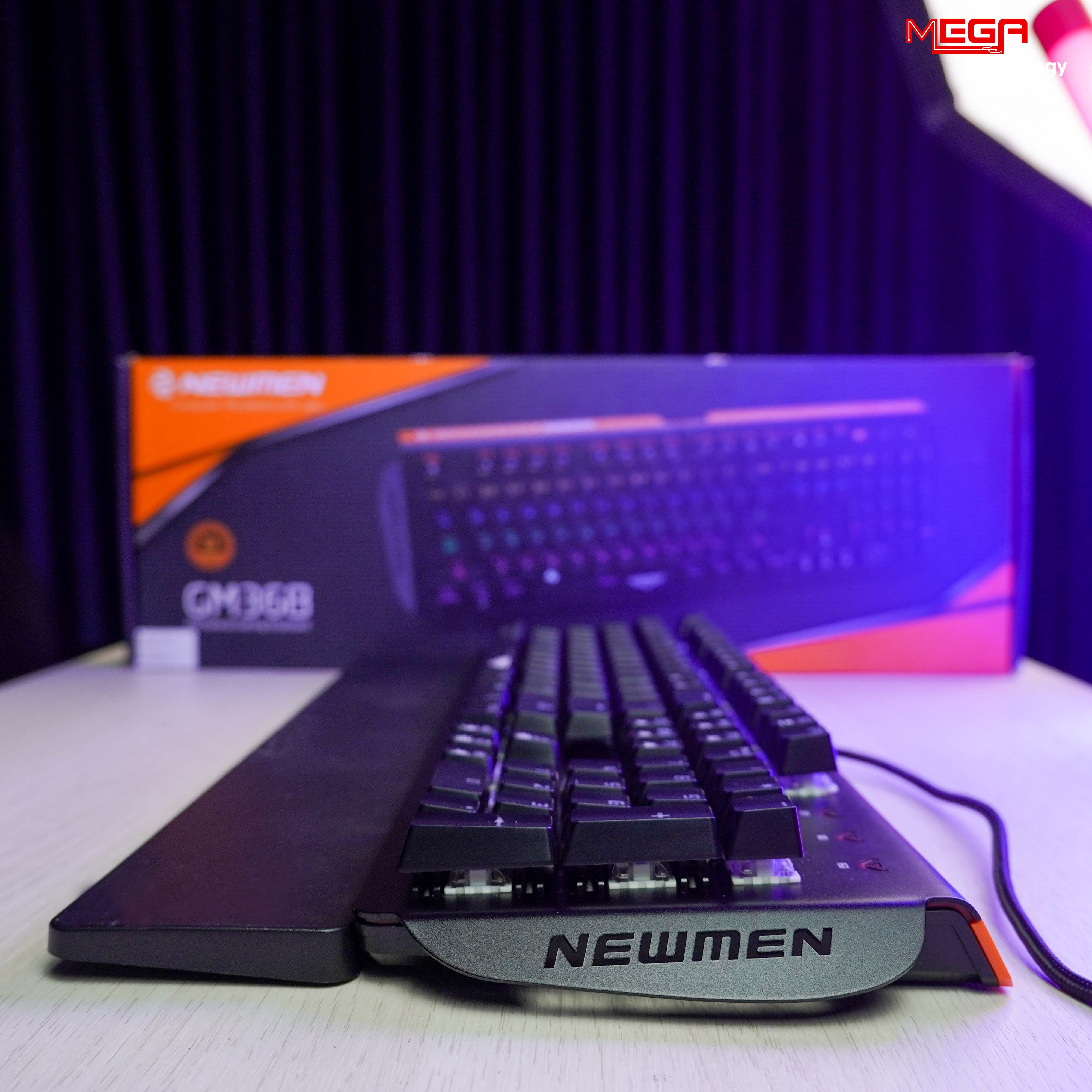 Bàn phím cơ gaming Newmen GM368 Mix Led - Hàng Chính Hãng