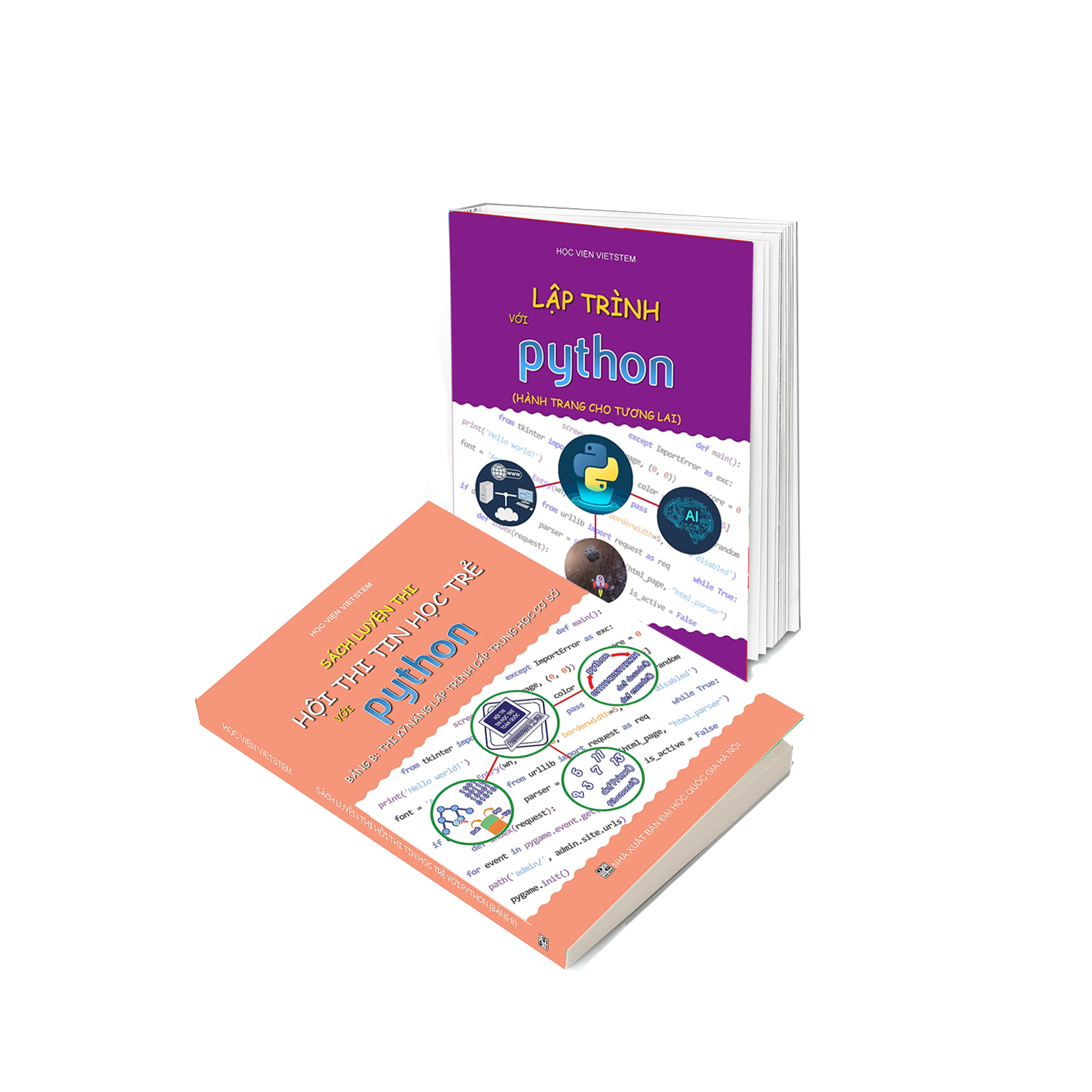 Combo 2 sách Lập trình với Python cơ bản và nâng cao