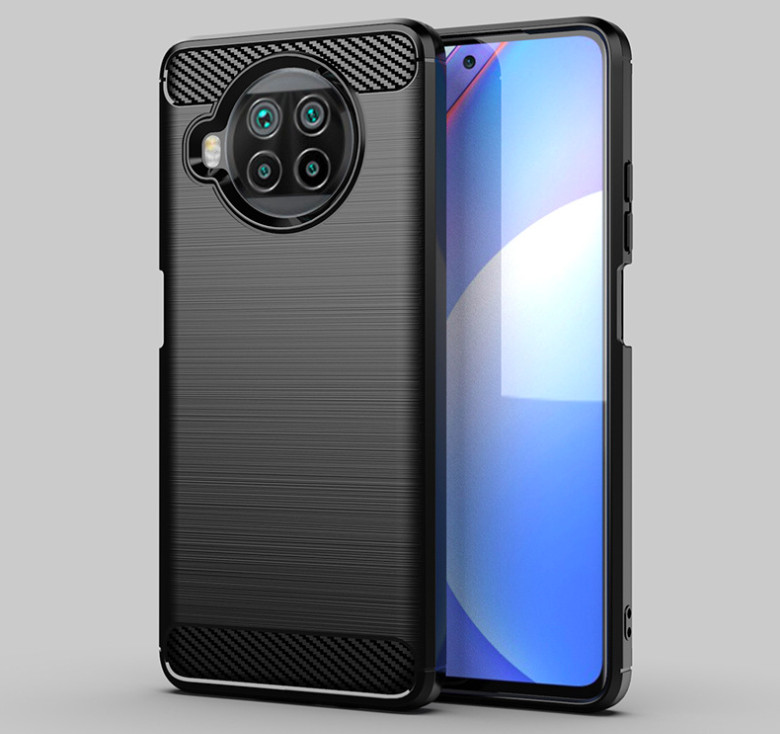 Ốp lưng chống sốc Vân Sợi Carbon cho Xiaomi Redmi Note 9 Pro 5G 2021