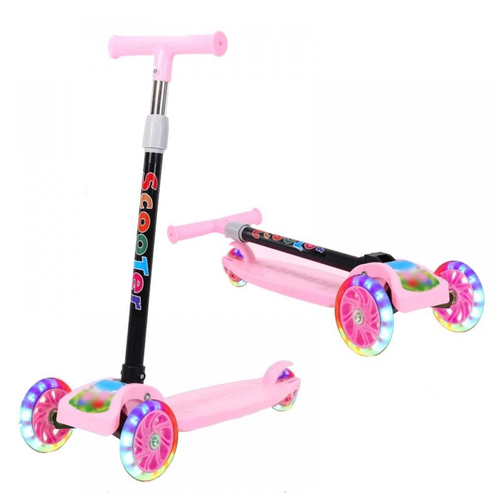 Xe trượt scooter 3 bánh phát sáng có thể gấp gọn