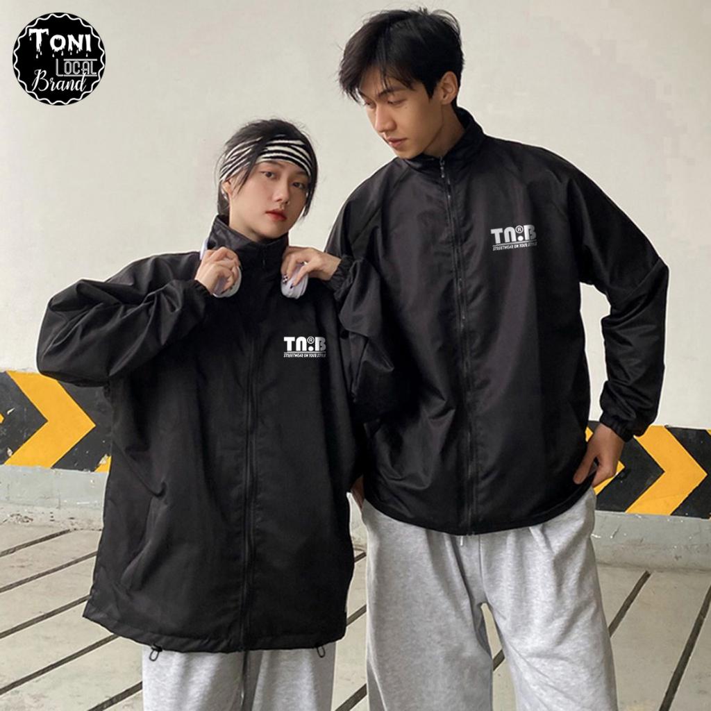 Áo Khoác Dù Local Brand Toni.Brand Jacket Mero 2 Lớp nam nữ form rộng Unisex