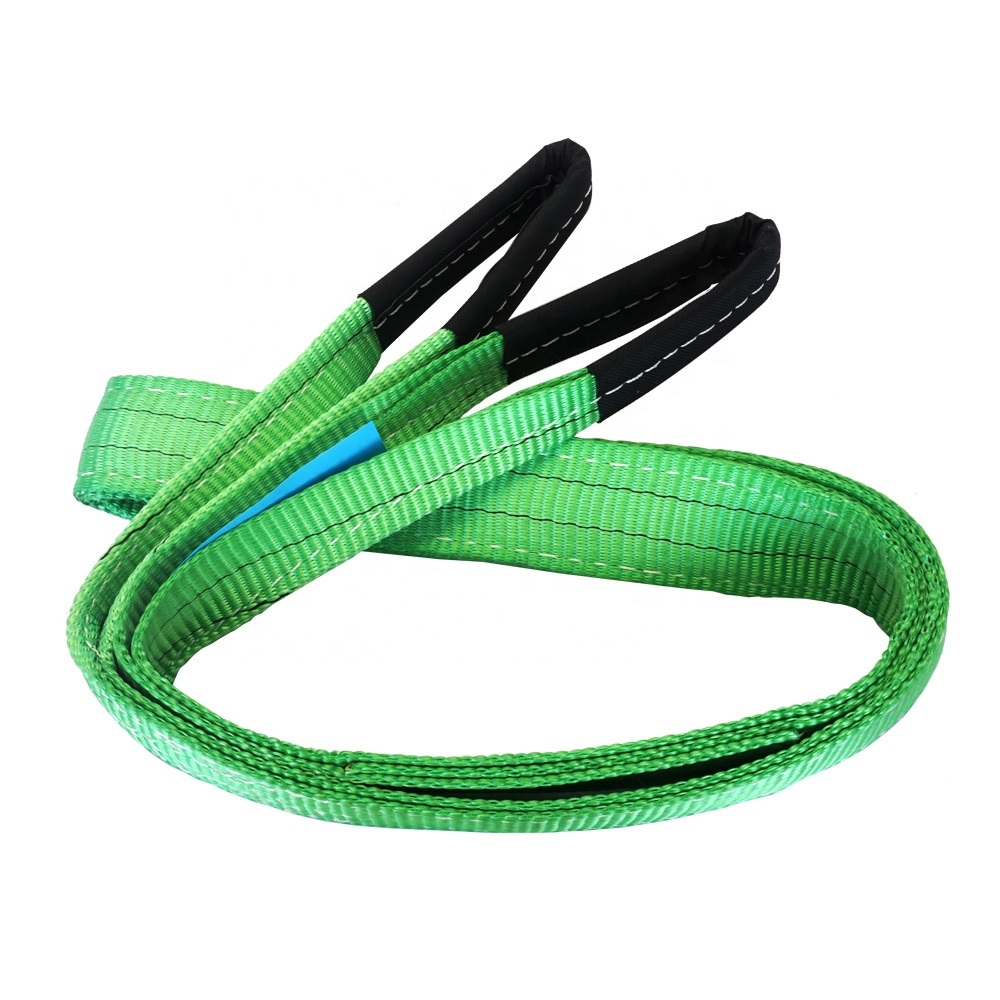 Dây cáp vải cẩu hàng bản dẹp 2 tấn 6 mét 2 đầu mắt