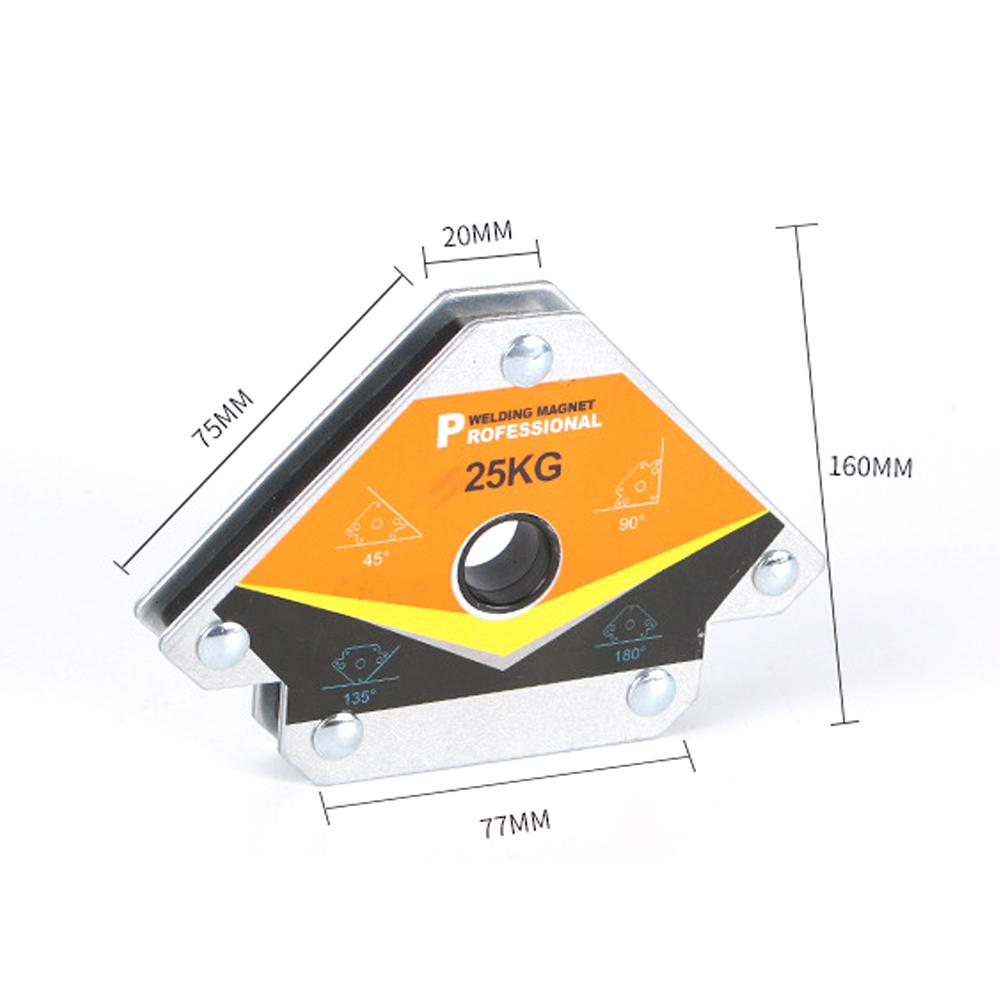 1 PCS Strong Magnetics Welding Positioner Holder Practical Welding Fixing Angle Tool Welding Fixture 45° 90° 135° 180° Adjustable Angles Welding Locator