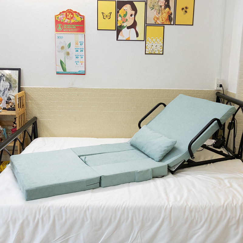 Bục tựa lưng cho người bệnh, người già - Ghế tựa lưng hỗ trợ nâng đỡ người bị liệt, tai biến, đột quỵ