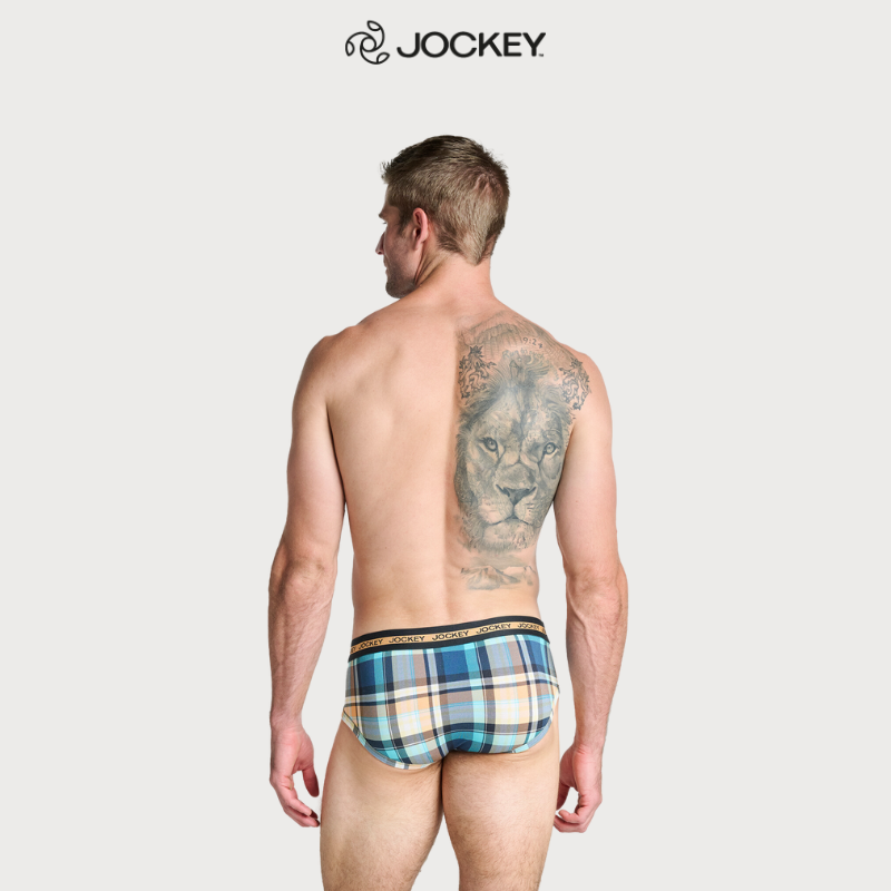 Quần lót Nam Jockey USA họa tiết chất Cotton Modal dáng brief - 1286