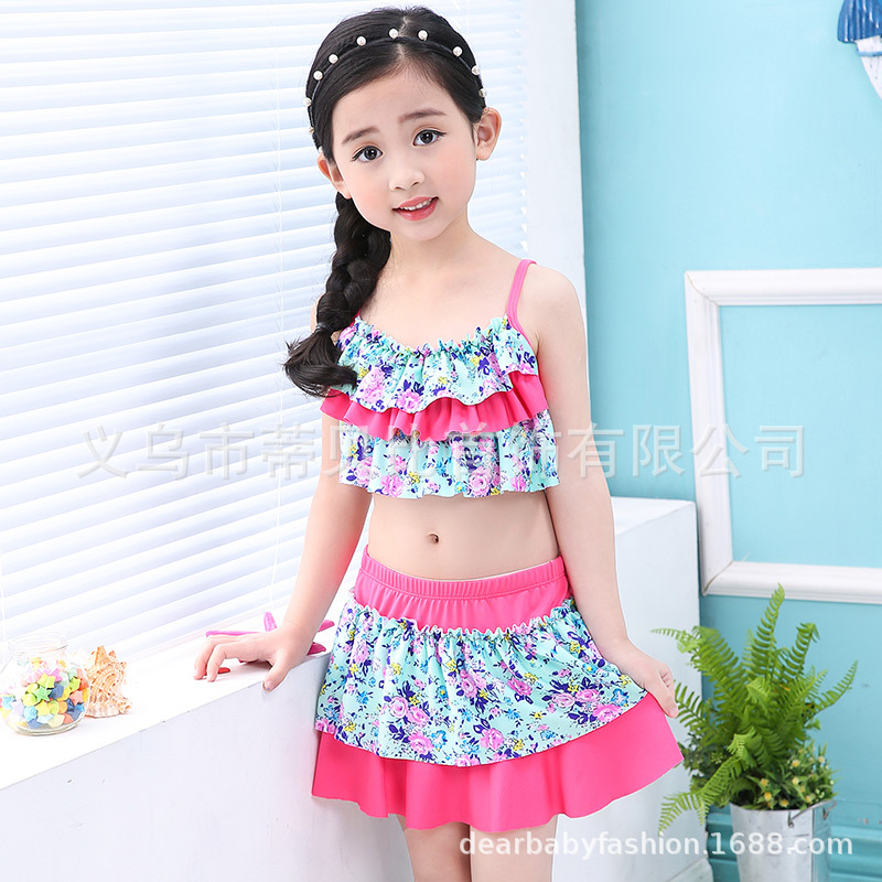 Bộ đồ bơi bé gái 2 mảnh dễ thương từ 10 -26kg