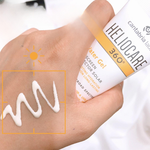 Kem Chống Nắng Heliocare 360 Water Gel Spf50+ 50ml - Không cay mắt, kháng nước, bảo vệ vượt trội