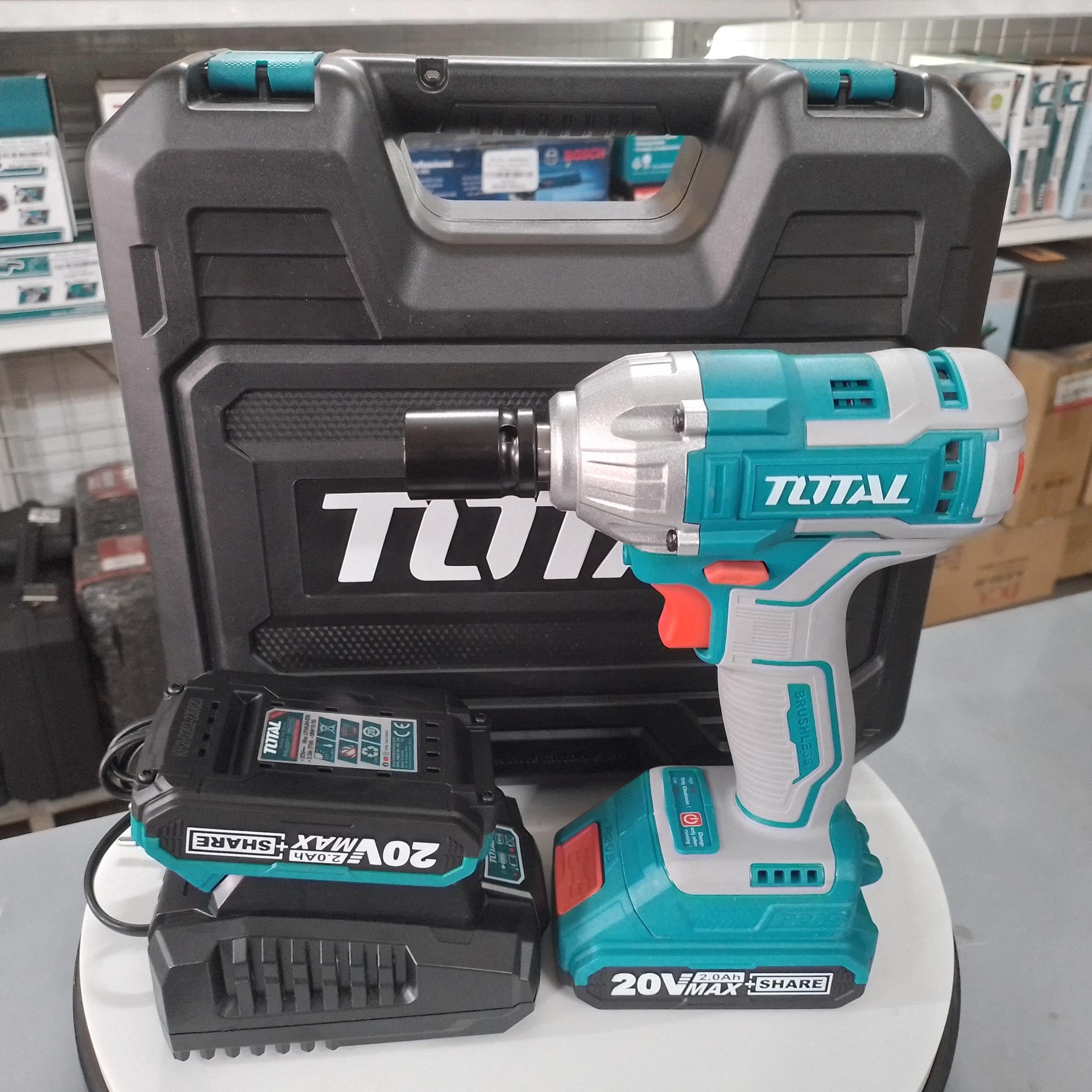 MÁY SIẾT BULOONG DÙNG PIN 20V TOTAL TIWLI2038 - HÀNG CHÍNH HÃNG