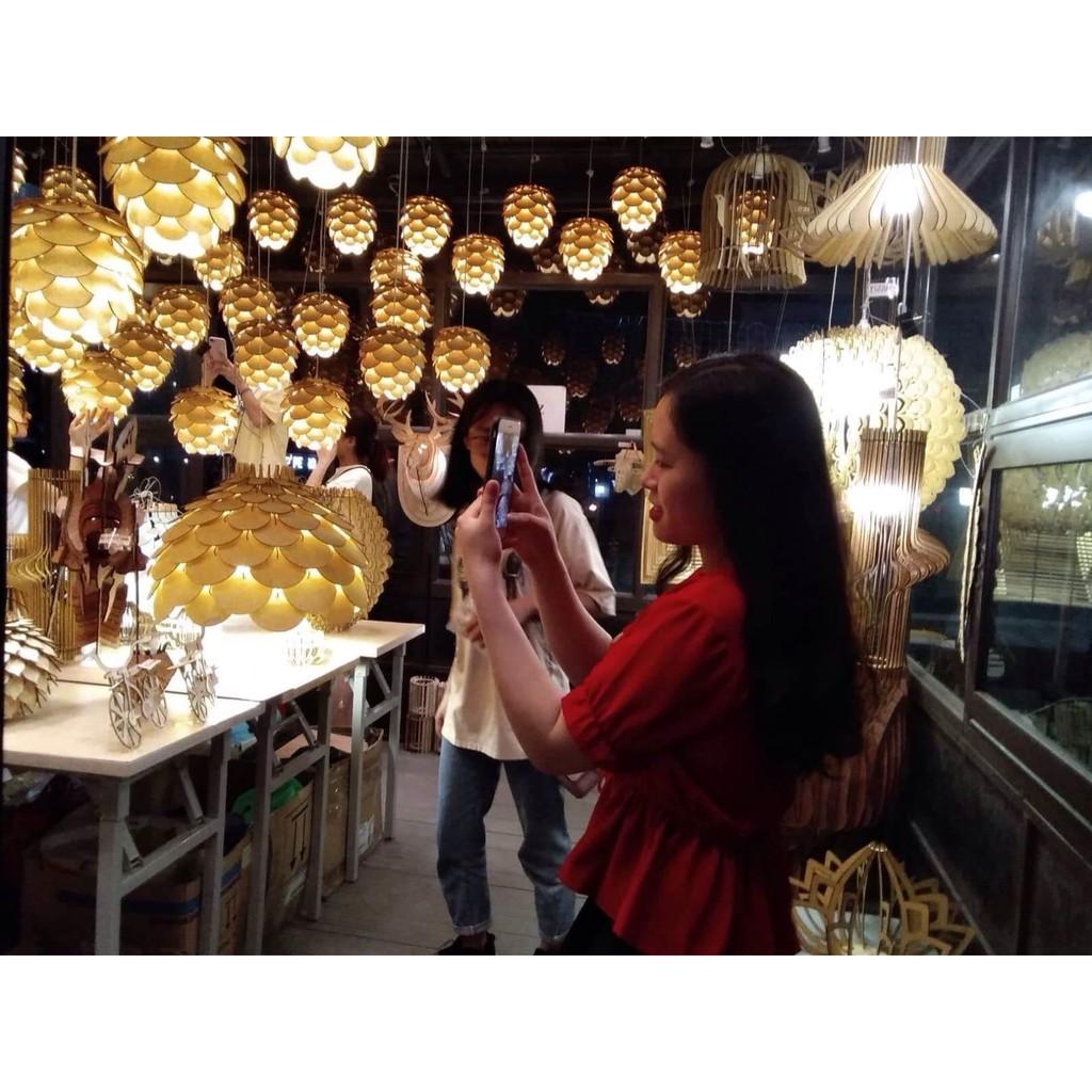 Chụp đèn gỗ nội thất