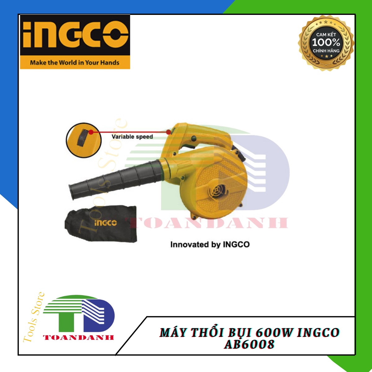  Máy thổi bụi 600W INGCO AB6008