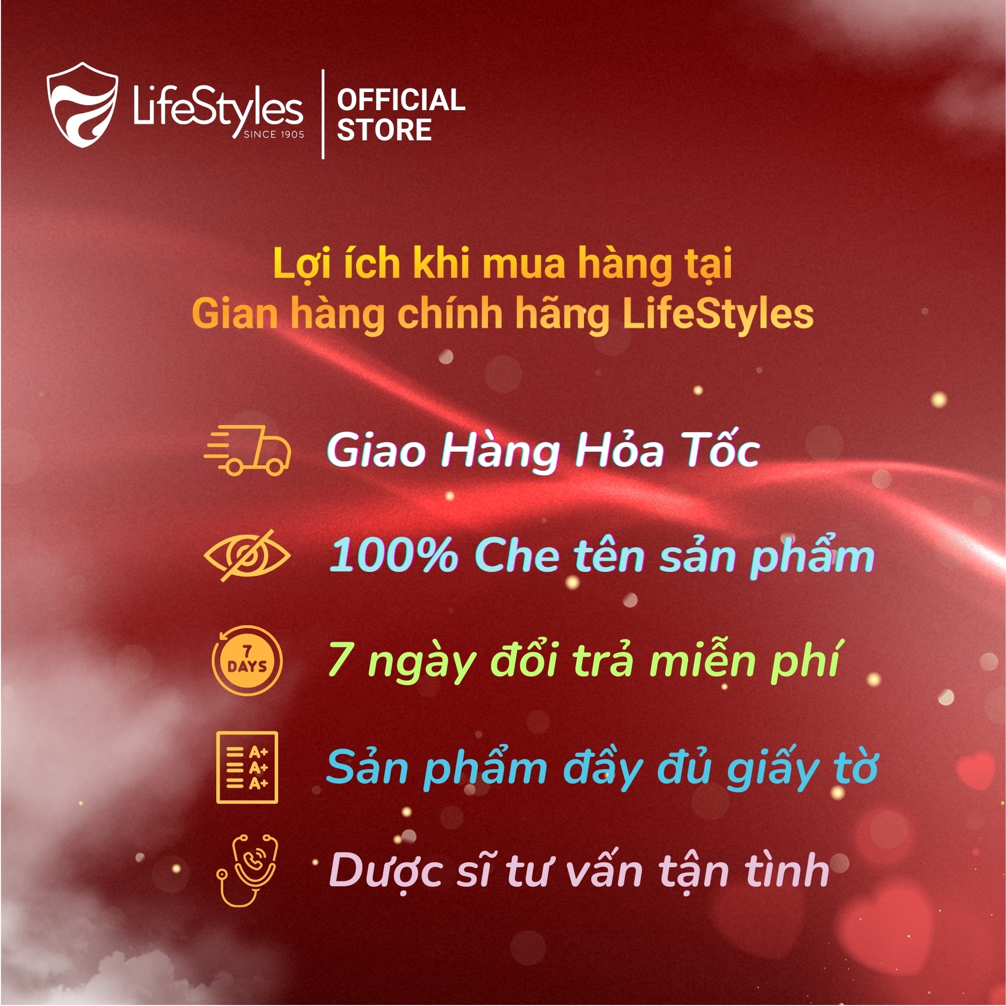 Hình ảnh Bao Cao Su LifeStyles Classic Thiết Kế Mỏng, Ôm sát vừa vặn, Nhiều Gel Bôi Trơn - Hộp 3 bao