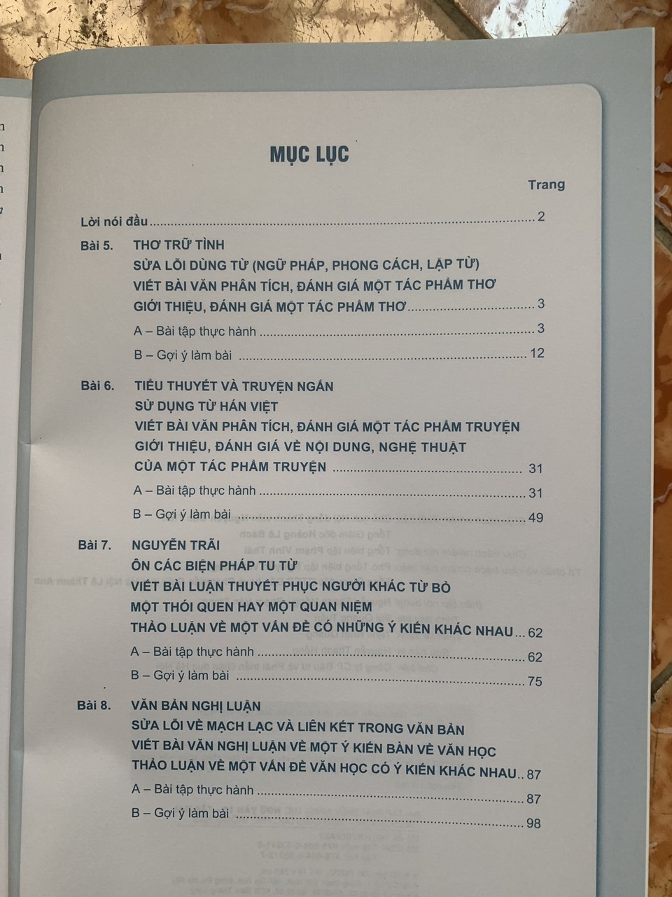 Bài Tập Phát Triển Năng Lực Ngữ Văn Lớp 10 Tập Một