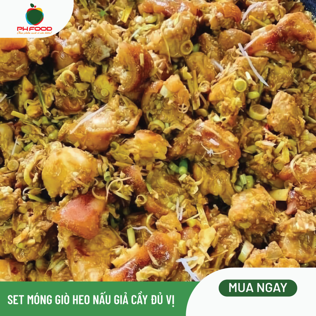 - Set Móng Giò Heo Nấu Giả Cầy Đủ Vị - Chưa Chín