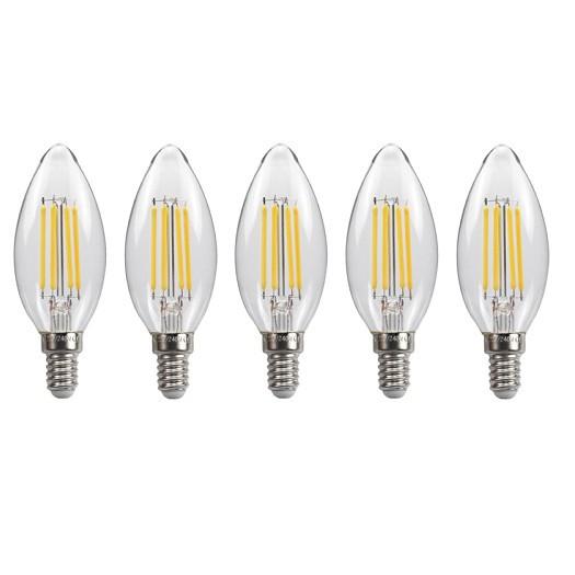 COMBO 5 BÓNG LED EDISON 4W HÌNH QUẢ NHÓT