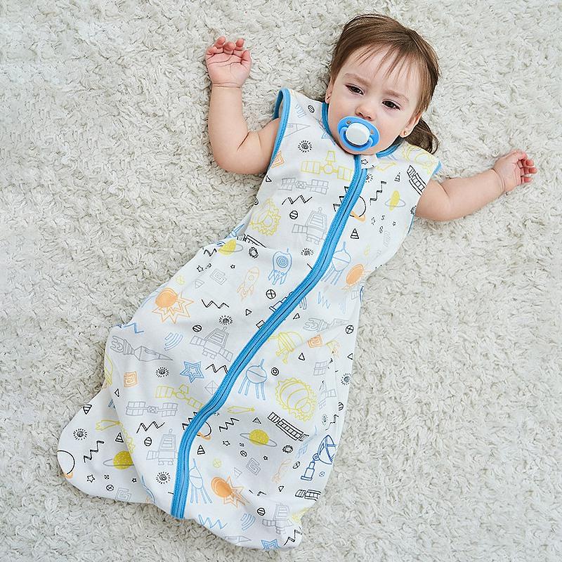 Túi Ngủ Cho Bé Áo Vest Trẻ Em Dây Kéo Sleepsack Mùa Hè Thoáng Khí Ngủ Bao Cho Trẻ Nhỏ Cho Bé Bebe Bao