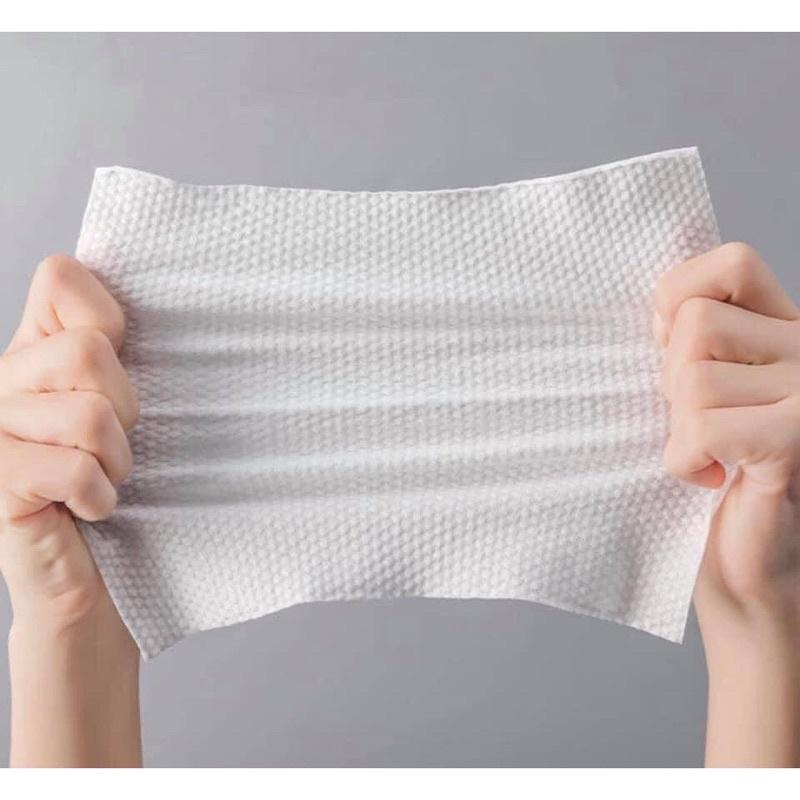 KHĂN LAU MẶT DÙNG 1 LẦN 100% BÔNG TỰ NHIÊN