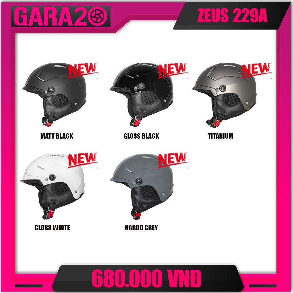 MŨ BẢO HIỂM NỬA ĐẦU ZEUS 229A - GARA20