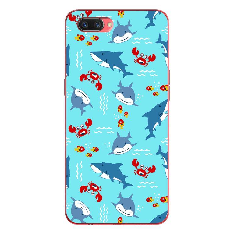 Ốp lưng in cho OPPO A5 mẫu Cá Mập - Hàng chính hãng