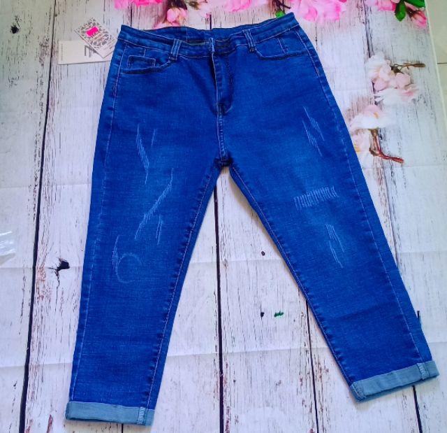 Combo 2 quần jeans lửng co giãn siêu đỉnh