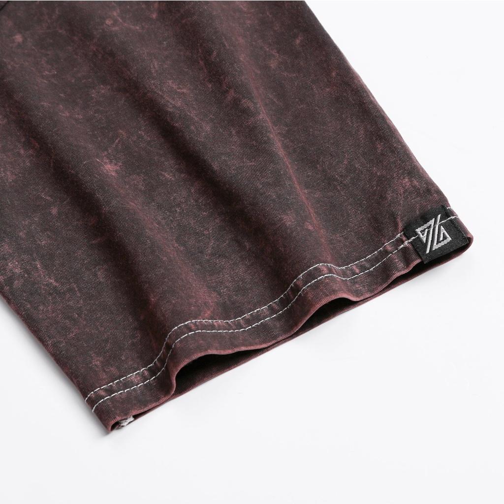 Áo Thun The Luyn Black ACID WASH Unisex Tay Lỡ Màu Xám Chất Cotton Mỹ Dành Cho Cả Nam Và Nữ