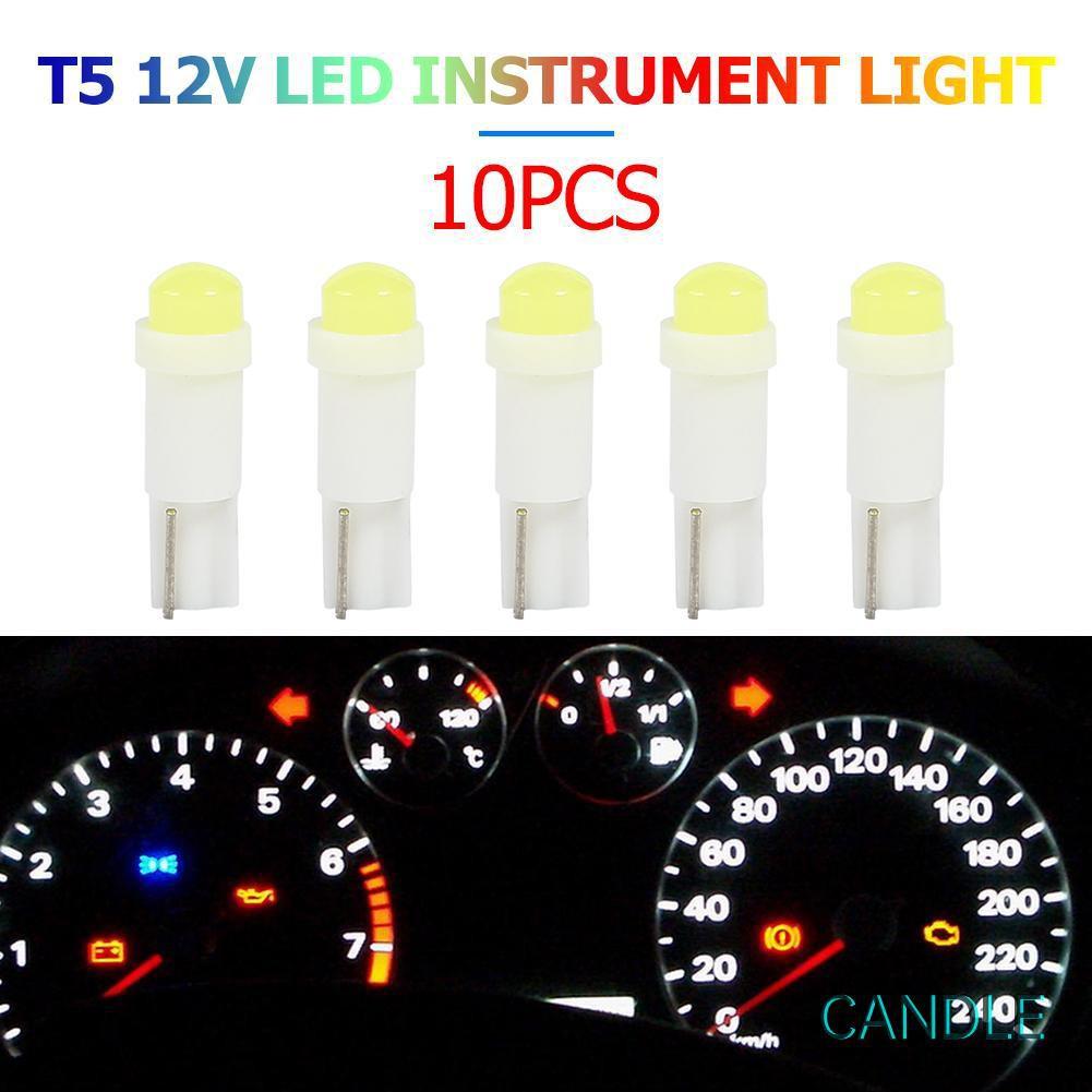 10 Bóng Đèn Led T5 3d Cob Cho Xe Hơi