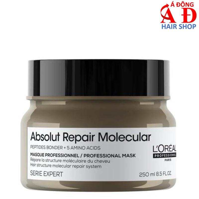 Dầu hấp ủ dưỡng tóc L'Oreal ARM Absolute Repair Molecular Mask siêu phục hồi cấp phân tử Peptides