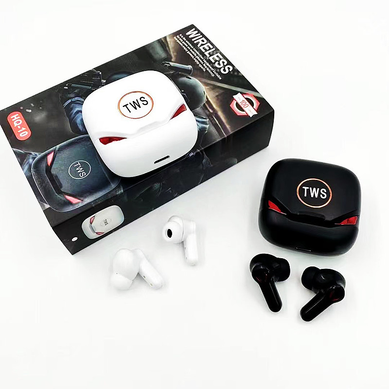 Tai nghe không dây FLOVEME HQ10 Bluetooth 5.0 TWS chuyên dụng cho game thủ Bass mạnh mẽ Độ trễ cực thấp - Hàng chính hãng