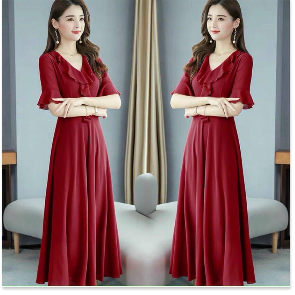 ĐẦM VOAN Ý NỮ SIÊU SANG TÔN DÁNG
