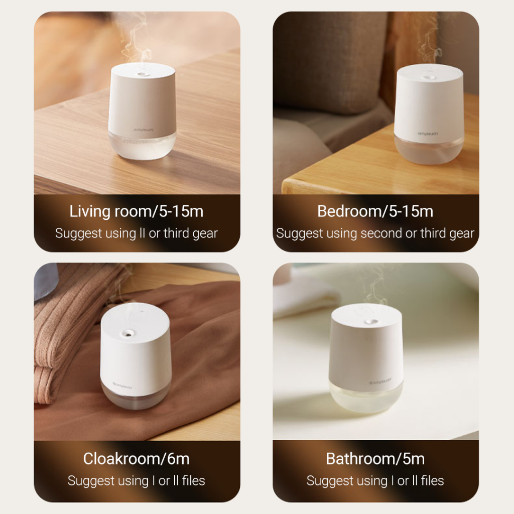 Máy Khuếch Tán Tinh Dầu Xiaomi Youpin 90mL Kết Nối USB Tiện Dụng