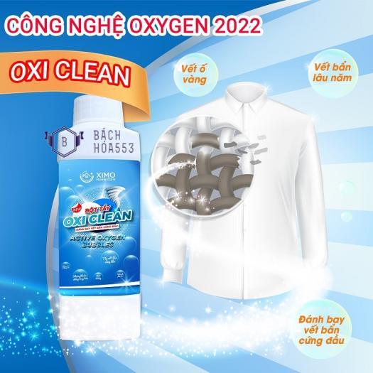 Bột tẩy đa năng 350g an toàn với công nghệ Oxy Clean tẩy trắng quần áo, đồ gia dụng, tẩy sạch vết dầu mỡ