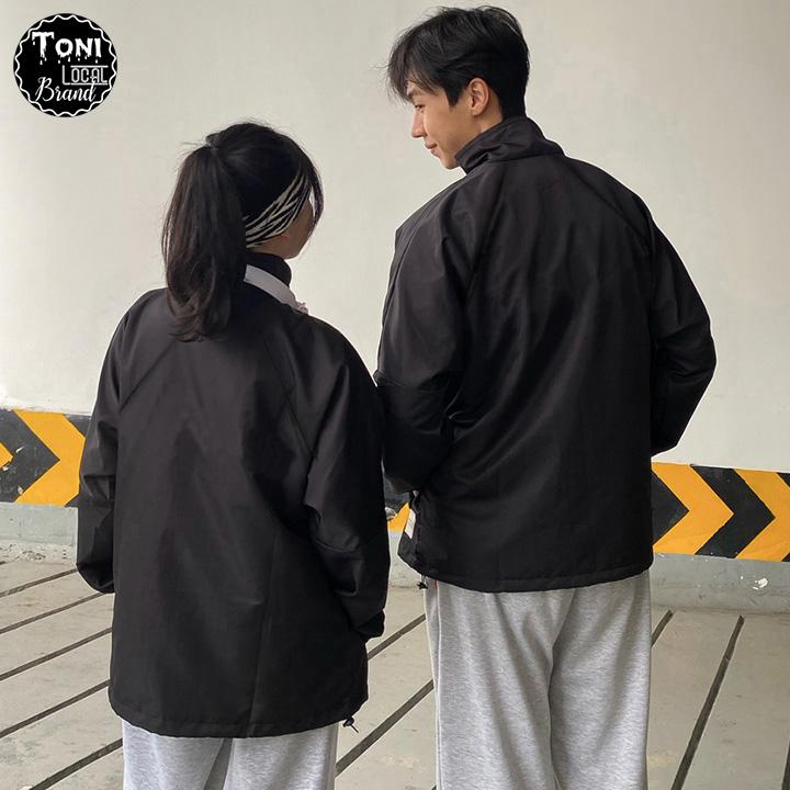 Áo Khoác Dù Local Brand YANGJUN Jacket Mero 2 lớp dày form rộng Unisex cổ bẻ