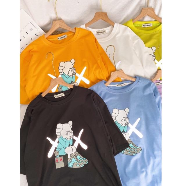 ÁO PHẢN QUANG TRẮNG HÌNH KAWS