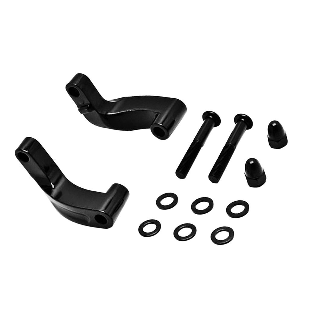 Mirror Relocation Extension Adapter Kit For Harley 06-17 Motorcycles