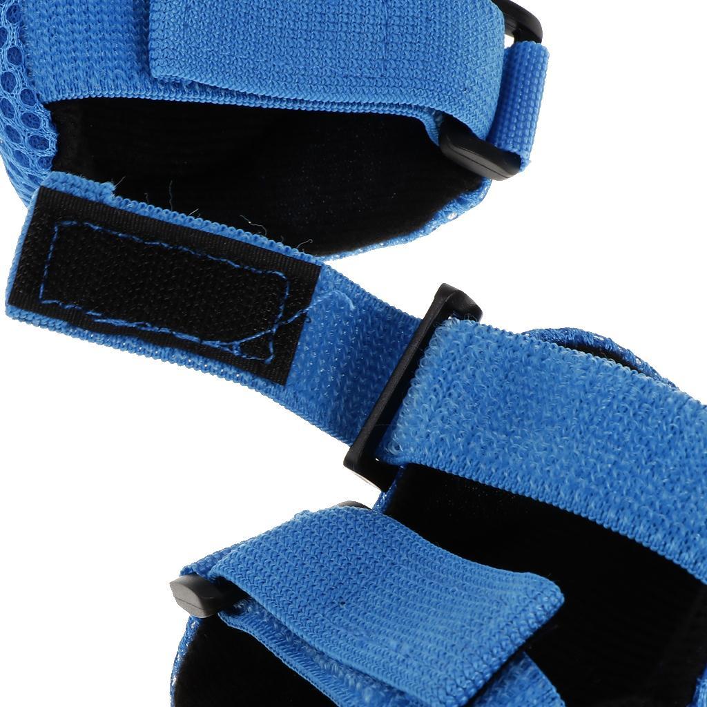 7 Pieces Skateboard Wrist/Knee/Elbow Pad Protective Gear Set - Various Colors