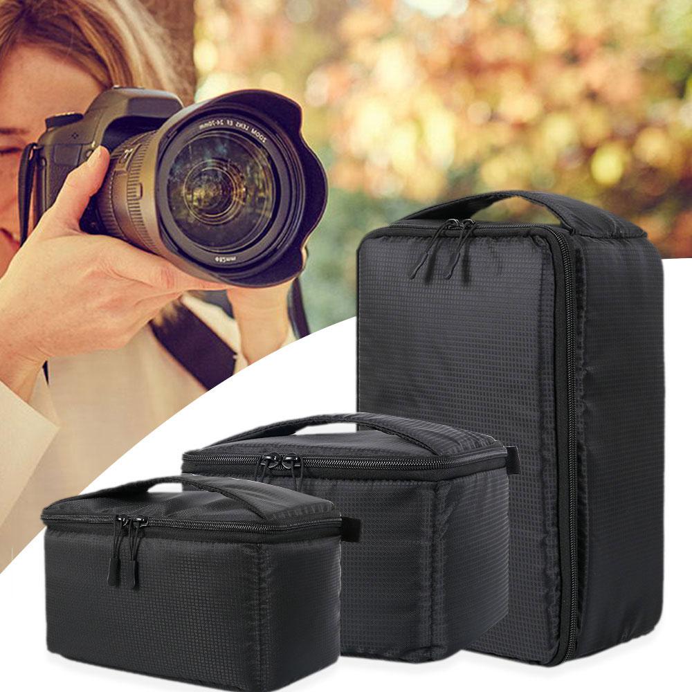 Túi đựng máy ảnh DSLR chống nước Ba lô đựng máy ảnh đa chức năng Hộp đựng máy ảnh kỹ thuật số quay video ngoài trời cho ống kính DSLR của Nikon Canon Màu sắc: cam L 34x22x17cm